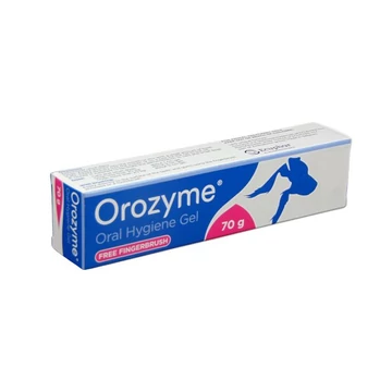 Orozyme enzimes fogkrém ujjkefével kutyáknak és macskáknak 70 g