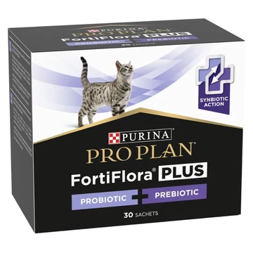 Purina Pro Plan FortiFlora PLUS Feline macska pro- és prebiotikum 30x1,5g tasakos kiszerelés, bélflóra támogatására