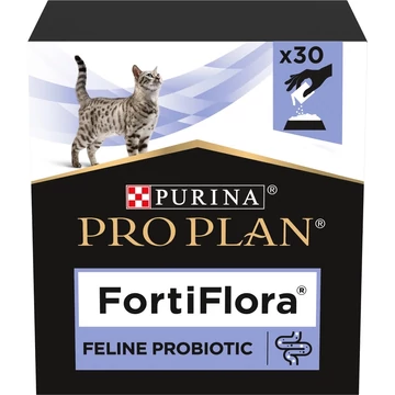 Purina Pro Plan FortiFlora macska probiotikum 30x1g tasakos kiszerelésben, emésztés támogatására