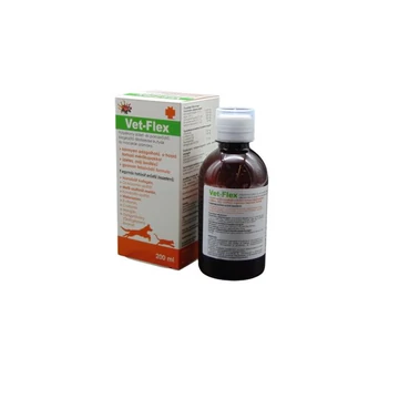 Vet-Flex folyékony ízületvédő kutyáknak és macskáknak 200 ml adagoló kupakkal
