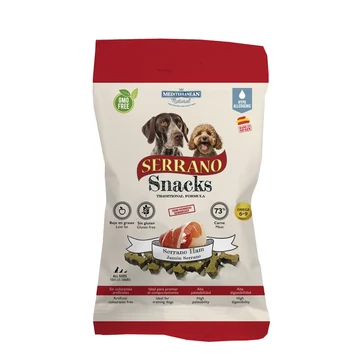  Mediterranean Natural Serrano Snacks Serrano sonkával – hipoallergén kutyajutalomfalat