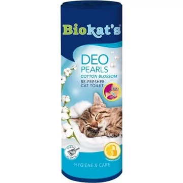 Biokats Deo Pearls Cotton Blossom alomszagtalanító 700ml macskaalom illatosító