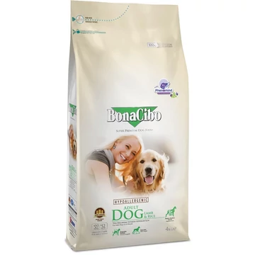 BONACIBO Adult Dog Small Breed kutyatáp – bárány, szardella és rizs csirke nélkül 4kg
