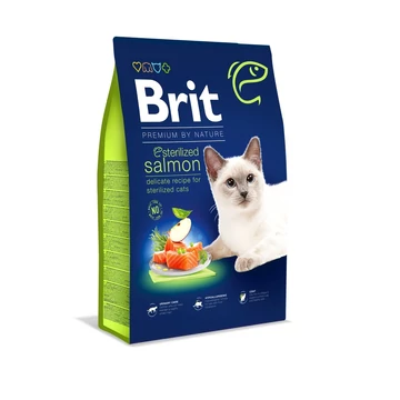 Brit Premium Sterilized lazac macskatáp 1,5 kg