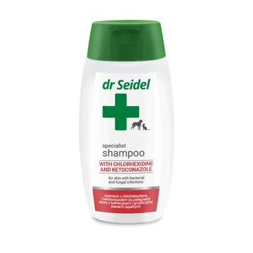 Dr Seidel klórhexidin ketokonazol sampon kutya macska 220 ml