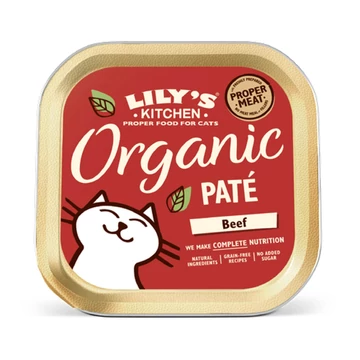 Lily's Kitchen Cat Adult Organic Beef Paté 19x85 g