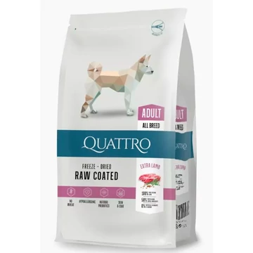 QUATTRO Super Premium 12kg Adult Lamb - Hipoallergén Bárányhúsos Kutyaeledel