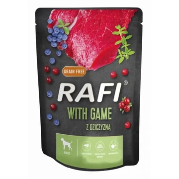 RAFI vadhúsos alutasakos kutyatáp áfonyával felnőtt kutyáknak 500g
