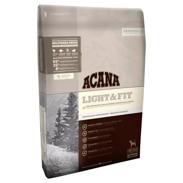 ACANA HERITAGE Light &amp;amp; Fit 11,4kg száraztáp - prémium kutyatáp túlsúlyos kutyáknak, gabonamentes formula