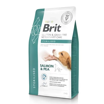 Brit GF Veterinary Care Dog Sterilised 2kg gabonamentes kutyatáp ivartalanított kutyáknak