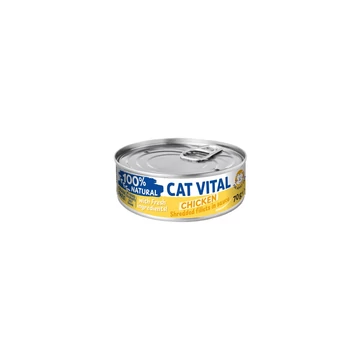 Cat Vital konzerv csirkefilé falatok szószban 70g felnőtt macskáknak