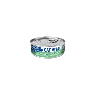 Cat Vital konzerv krémes pástétom báránnyal és csirkével 85g felnőtt macskáknak