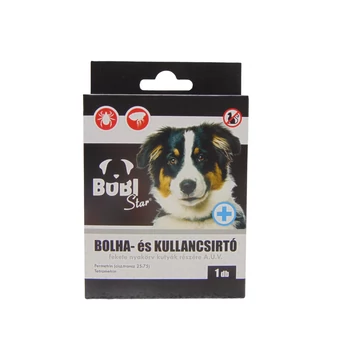 Bobi Star bolha és kullancs nyakörv kutyáknak 65 cm 12 hetes védelem