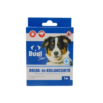 Bobi Star rácsepegtető oldat kutyáknak 10db 744 mg bolha és kullancs ellen