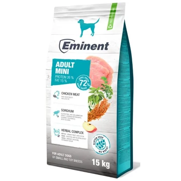  Eminent Adult Mini 15+2 kg száraztáp kistestű kutyáknak