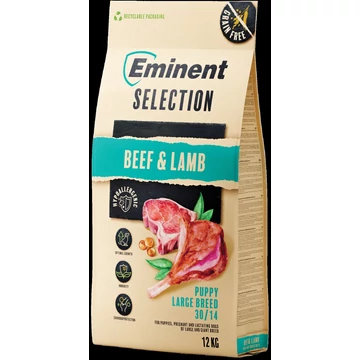 Eminent Selection Puppy Large Beef &amp;amp; Lamb 12kg hipoallergén kölyökkutya táp nagytestű kutyáknak marhával és báránnyal
