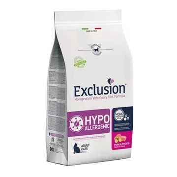 Exclusion Cat Hypoallergenic Pork and Potato 1,5kg hipoallergén macskatáp