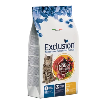 Exclusion Mono Noble Grain Cat Adult Beef 12kg marhás macskatáp