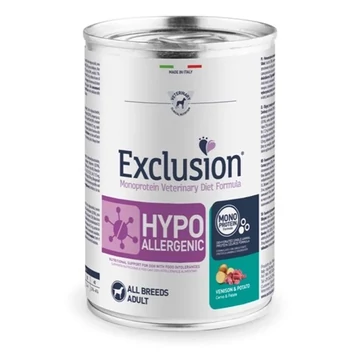 Exclusion Hypoallergenic Venison and Potato 400g nedves kutyatáp szarvashússal