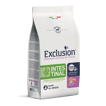 Exclusion Intestinal Puppy Pork and Rice 2 kg diétás kölyökkutya száraztáp emésztési problémákra