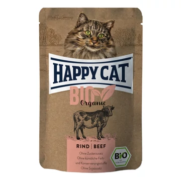 Happy Cat BIO marha alutasakos 12x85g