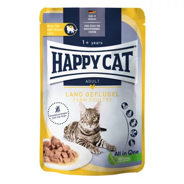 Happy Cat Culinary Baromfi Alutasakos nedves macskaeledel szószban