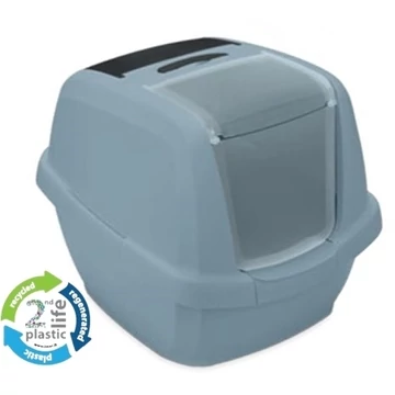 IMAC Maddy zárt macska wc kék XL 65x47,5x47,5 cm fedeles macskaalom