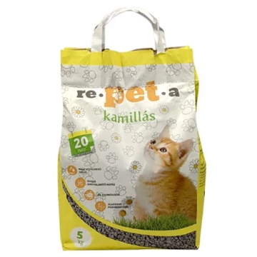 Repeta kamillás macskaalom 5kg csomósodó bentonit 1-4 mm szemcseméret