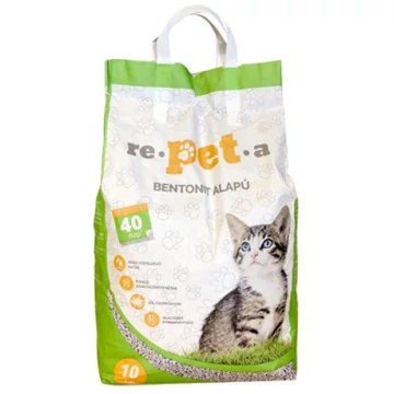 Repeta Macskaalom 10kg csomósodó bentonit alom 1-4 mm szemcsemérettel