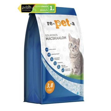 Repeta szilikonos macskaalom 3,8L 1,5kg kristály szerkezetű alom