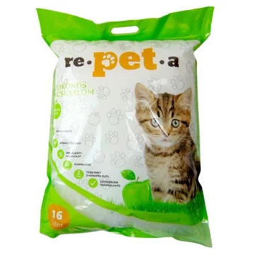 Repeta szilikonos macskaalom alma illat 16L 6,5kg kristály alom