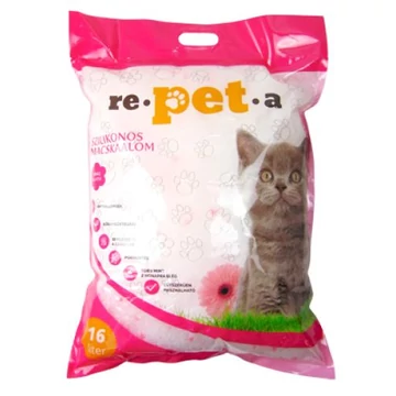 Repeta szilikonos macskaalom virág illat 16L kristály alom