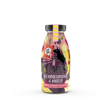 gyümölcsös kutyaeledel kiegészítő SLOOFIE Sweet Veggie természetes jutalom