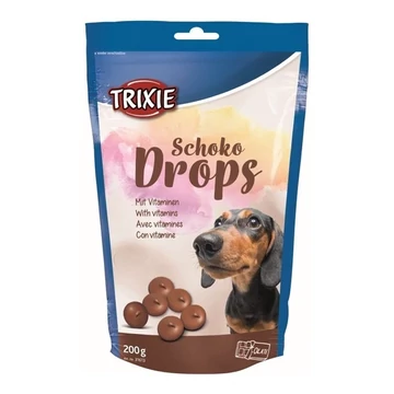 Trixie Csokoládé Drops 200g kutyáknak készült vitaminos jutalomfalat praktikus drops formában