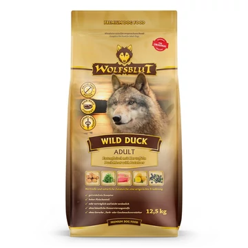 Wolfsblut Wild Duck Adult száraztáp kacsa és burgonya felnőtt kutyáknak 12kg