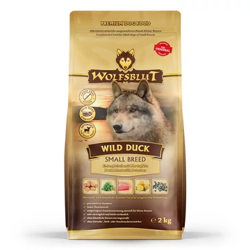 Wolfsblut Wild Duck Small Breed Adult - Kacsa burgonyával 7.5kg