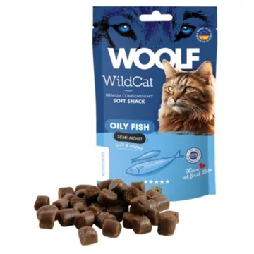 Woolf Wildcat olajos hal jutalomfalat macskáknak 50 g