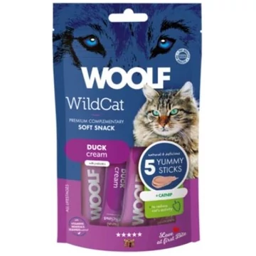 Woolf Wildcat krémsnack kacsa macskamenta macskáknak 70 g