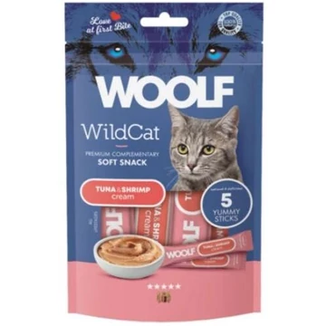 Woolf Wildcat krémsnack tonhal garnéla macskáknak 70 g