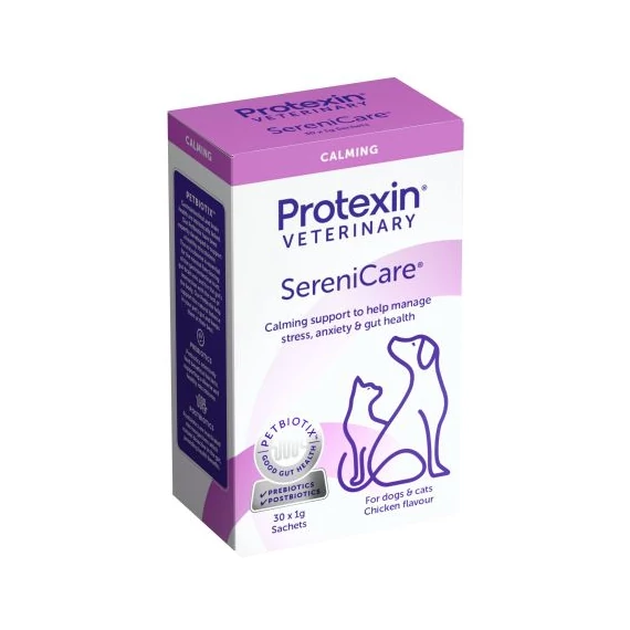 Protexin SereniCare 30 x 1 g – Nyugtató és emésztést támogató kiegészítő kutyáknak és macskáknak