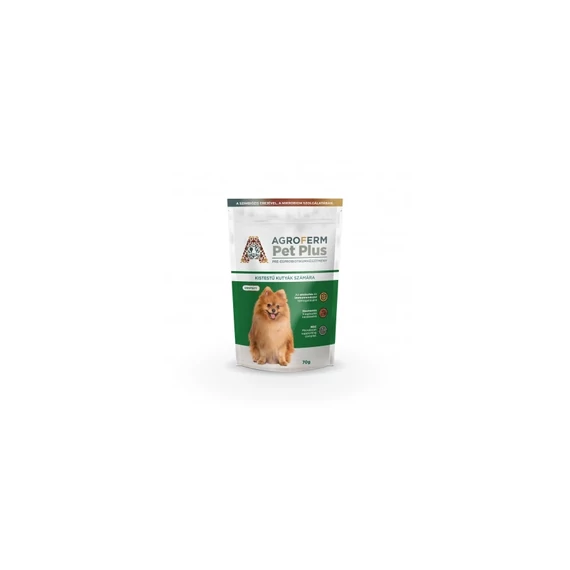 AgroFerm Pet Plus szimbiotikum kutyáknak 70g kis testű kutyák emésztésének és immunrendszerének támogatására