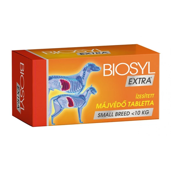 Biosyl Extra Small Breed májvédő tabletta kistestű kutyáknak és macskáknak