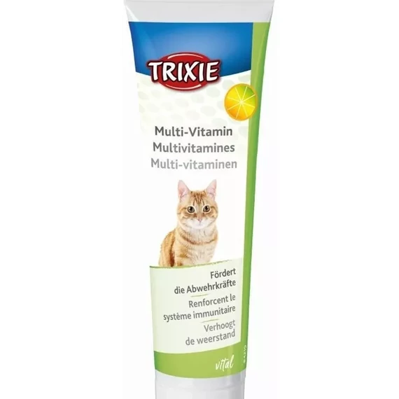 Trixie Multivitamin paszta macskáknak 100g tubusos kiegészítő eledel napi adagoláshoz