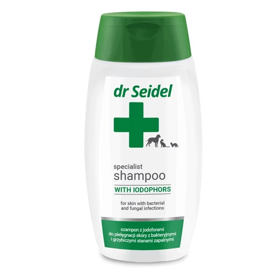 Dr Seidel jodoforos sampon kutya macska 220 ml