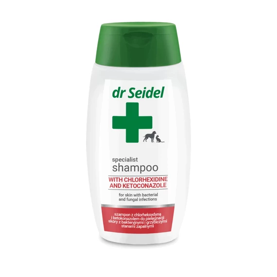Dr Seidel klórhexidin ketokonazol sampon kutya macska 220 ml