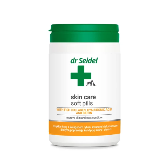 Dr Seidel Skin Care bőrregeneráló és szőrfényesítő rágófalatka kutyáknak és macskáknak