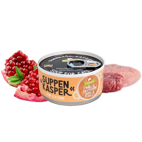 GranataPet snack leveskonzerv beef & turkey 70g 