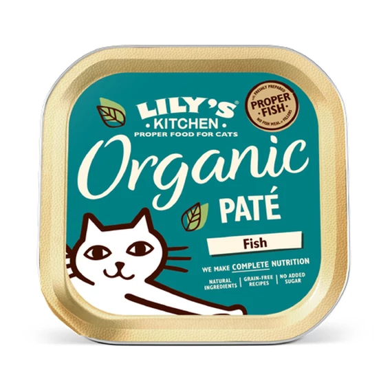 Lily's Kitchen Cat Adult Organic Fish Paté 19x85 g