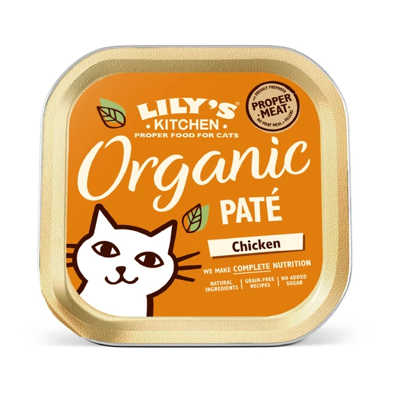 Lily's Kitchen Cat Organic Chicken Paté 19x85 g