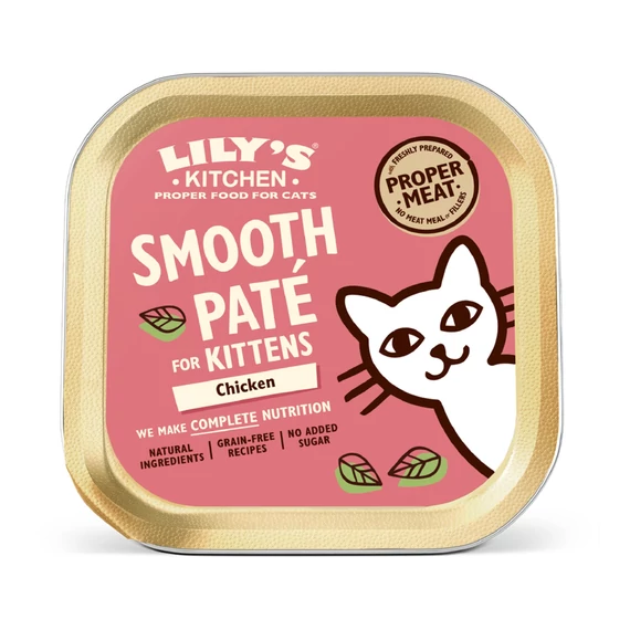 Lily's Kitchen Cat Smooth Chicken Paté for Kittens 85 g